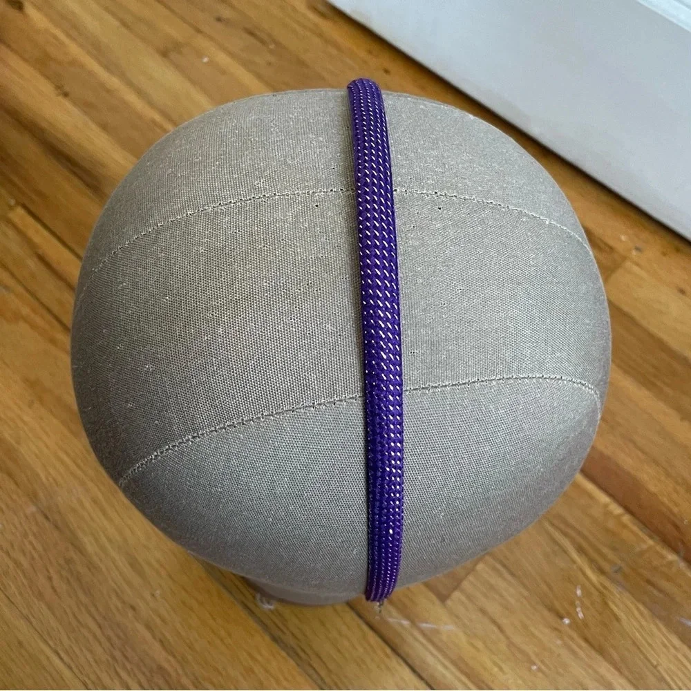 4/$25 Silver and Purple 2 Pack Headbands